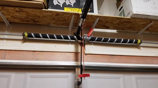 Alcan Garage Door Torsion Spring Pair 207x1.75x25 | Left & Right Hand Wound With Steel Bearing & Winding Bars For DIY Or Pro Replacement