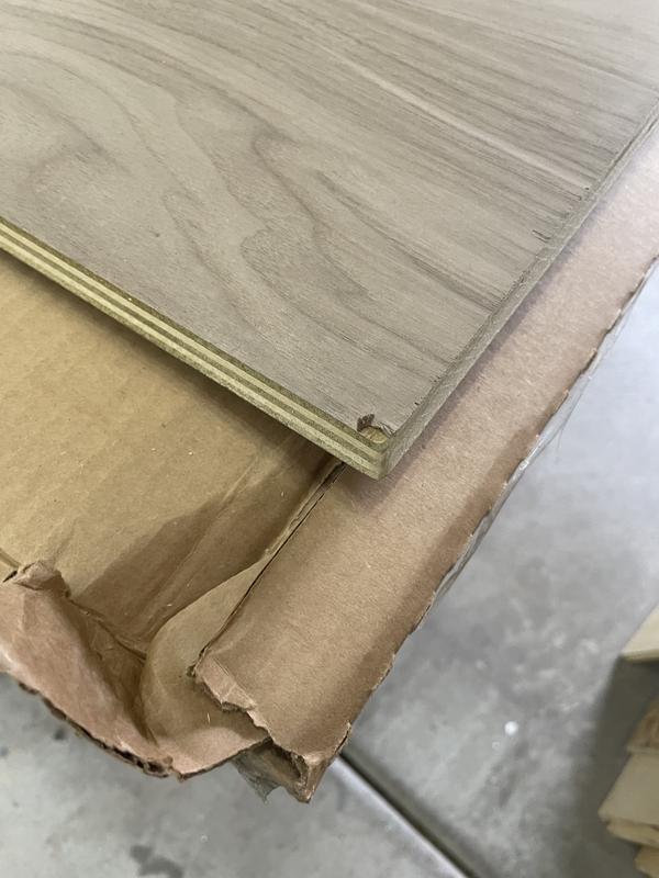 Columbia Forest Products 3/4 in. x 4 ft. x 4 ft. PureBond Walnut
