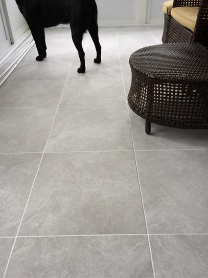 TrafficMASTER Portland Stone Beige 18 in. x 18 in. Glazed Ceramic Floor and Wall Tile (17.44 sq ...