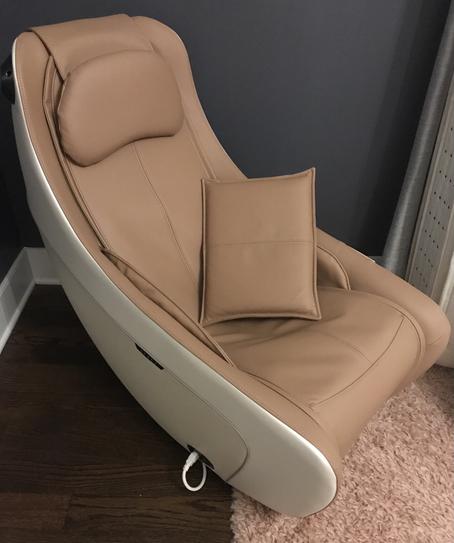 Synca Wellness CirC Burnt Coffee Heated Leather The Track Depot - CirC Synthetic Chair Massage SL Home