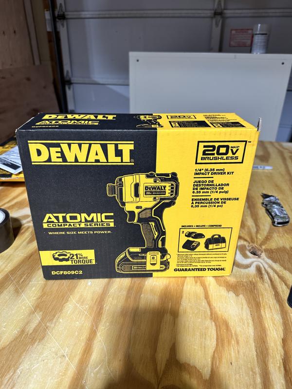 Llave impacto 1/4 20 V Max Brushless DeWALT DCF887D2-B3 – Casco