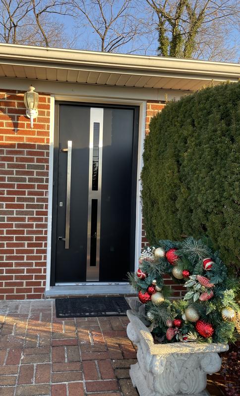VDOMDOORS 36 in. x 80 in. Right-Hand/Inswing 2 Lites Tinted Glass