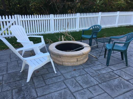 Nantucket Pavers Ledgestone 47 In Concrete Fire Pit Ring Kit