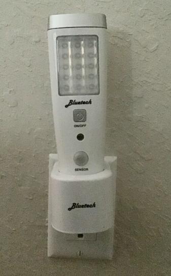 bluetech led rechargeable flashlight Bluetech LED Flashlight Night Light for Emergency Prepa