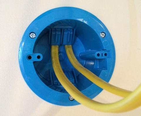 1 Gang 18 Cu In Round Old Work Electrical Ceiling Box | Shelly Lighting