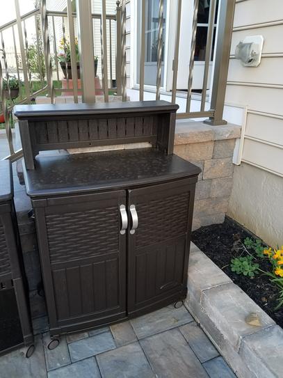 Suncast 47 Gal Patio Storage And Prep Station Bmps6400 At The