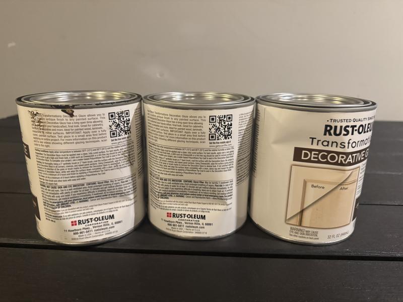 Rust-Oleum Transformations 1 qt. Java Brown Cabinet Decorative