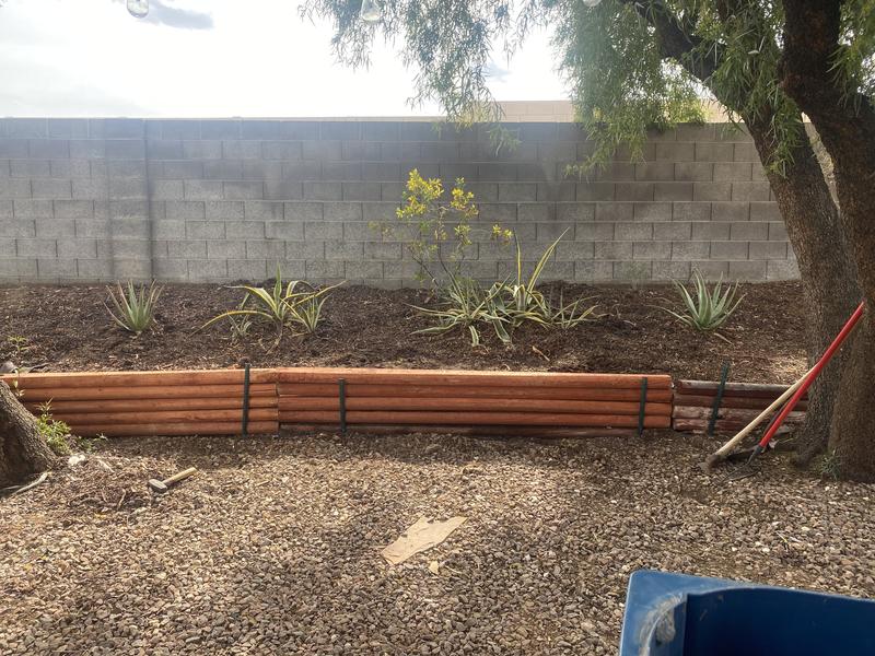 Landscape Timber Cherrytone (Common: 8 ft.; Actual: 96 in.)