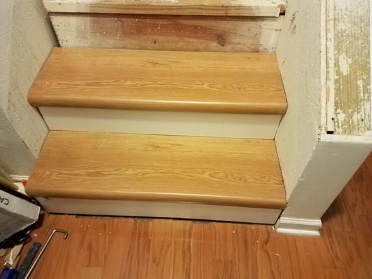 Cap A Tread White 47 In Long X 1 2 In Deep X 7 3 8 In Height
