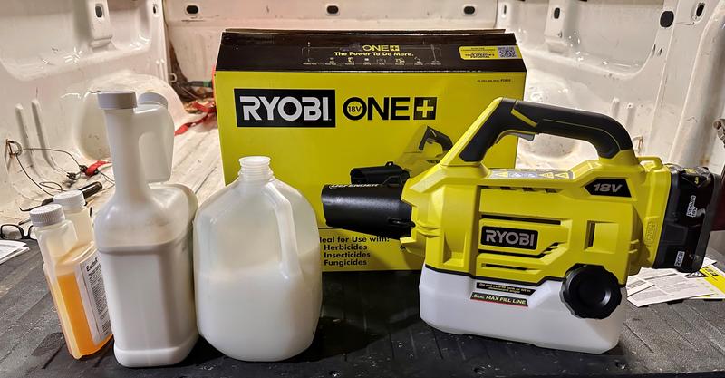 Reviews for RYOBI ONE 18V Cordless Battery Fogger Mister with 2.0 Ah Battery and Charger Pg 1 The Home Depot