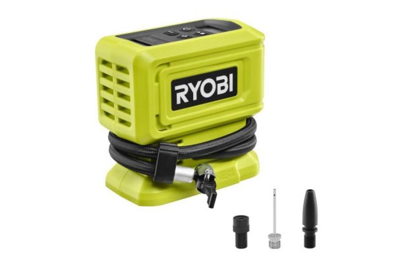 RYOBI ONE+ High Pressure Inflator Kit with 2.0 Ah Battery, Charger