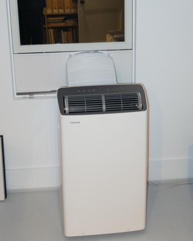 Toshiba 12,000 BTU Portable Air Conditioner Cools 550 Sq. Ft. with 