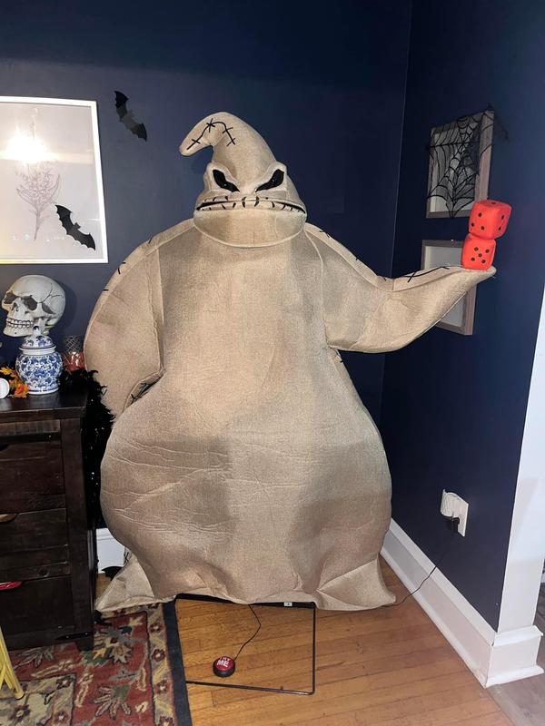 Disney Oogie boogie 3 purchases ft animated singing Halloween decoration New