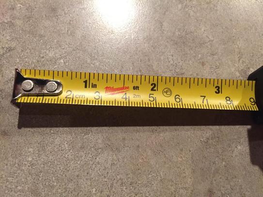 Milwaukee Keychain 6 ft. SAE Tape Measure 48-22-5506 - The Home Depot