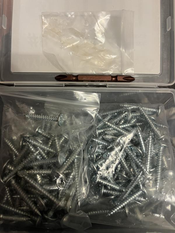 MYWISH #8 x 3/4 in. Blue Zinc Phillips Truss Head Self-Tapping