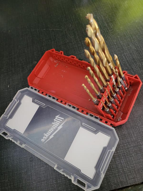 Milwaukee Cobalt Red Helix Twist Drill Bit Set for Drill Drivers