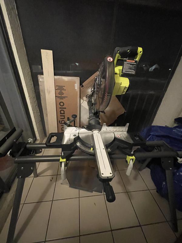 RYOBI 15 Amp 10 in. Corded Sliding Compound Miter Saw and