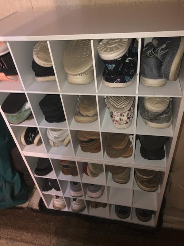 Shoe Cubby Stackable Storage Closetmaid Stackable 25 Cube