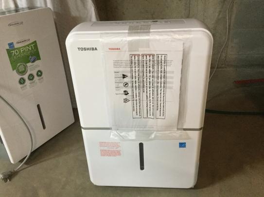Toshiba 50-Pint 115-Volt ENERGY STAR MOST EFFICIENT Dehumidifier