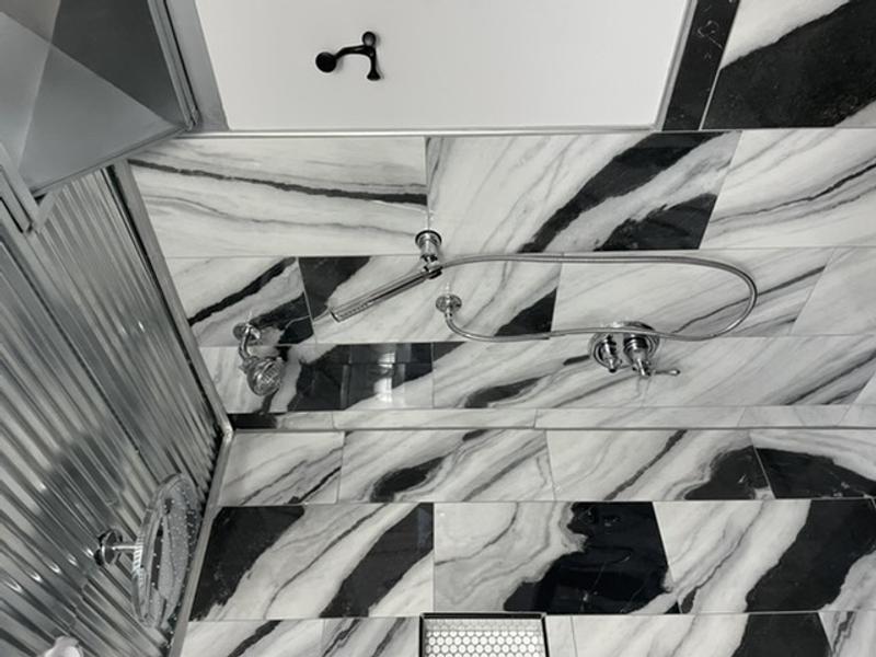Rapport Panda Marble Polished 12 in. x 24 in. Glazed Porcelain Floor and Wall Tile (17.1 sq. ft./Case)