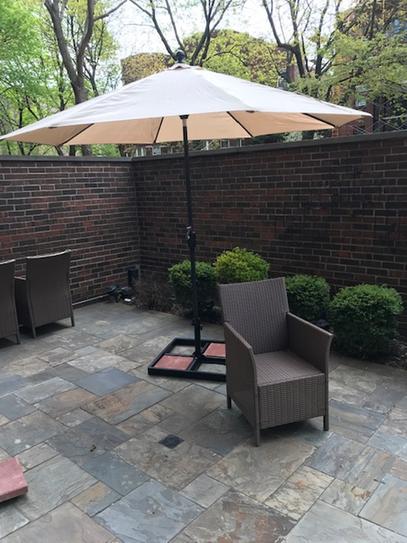 commercial patio tables with umbrella Amazon.com : BizChair Commercial Outdoor Dining Table with Umbrella Hole,  All Weather Poly Resin Top and Steel Base, 30" x 60", Brown/Black : Patio,  Lawn & Garden