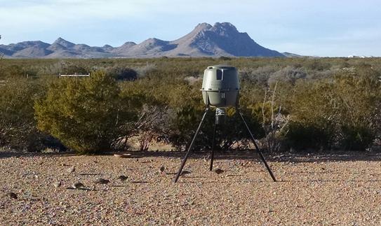 Moultrie Pro Lock Tripod Deer Feeder Mfg 12607 At The Home Depot