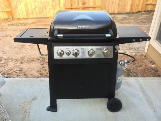 Brinkmann 4-Burner Propane Gas Grill 810-6420-S at The Home Depot - Mobile