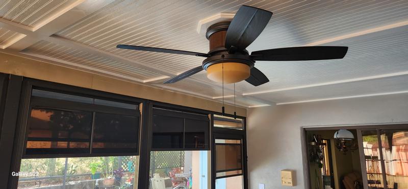 Hampton Bay Roanoke 48 in. Indoor/Outdoor Wet Rated Natural Iron