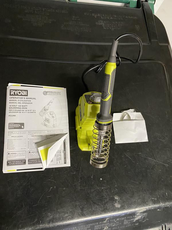 Ryobi one plus soldering iron hotsell