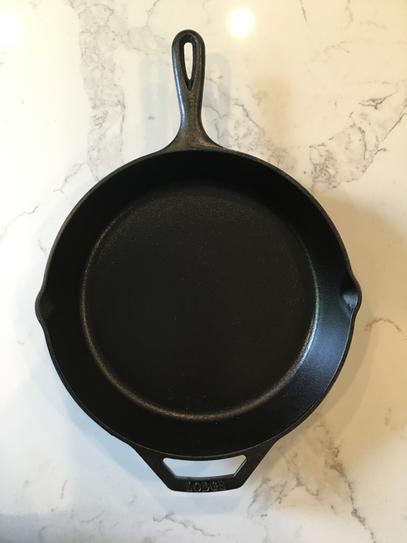 Lodge 13.25 in. Cast Iron Skillet in Black with Pour Spout L12SK3 - The  Home Depot