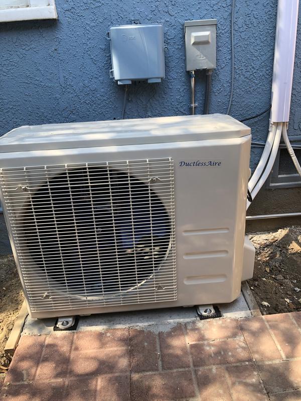 Reviews for DuctlessAire 21 SEER 24,000 BTU Wi-Fi Ductless Mini Split Air  Conditioner and Heat Pump Variable Speed Inverter - 220V/60Hz | Pg 1 - The  Home Depot