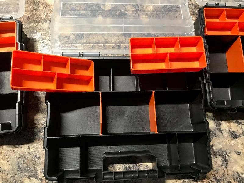 TACTIX 49-Compartments 4 in 1 Small Parts Organizer 320020 - The Home Depot