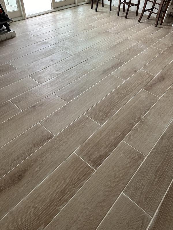 Modena Natural Beige 9 in. x 47 in. Matte Porcelain Floor and Wall Tile (12 sq. ft./Case) Modena Natural Beige 9 in. x 47 in. Matte Porcelain Floor and Wall Tile (12 sq. ft./Case)