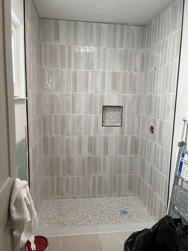 LuxeCraft Arteko Antique White 3 in. x 12 in. Glazed Ceramic Wall Tile (12 sq. ft./Case)