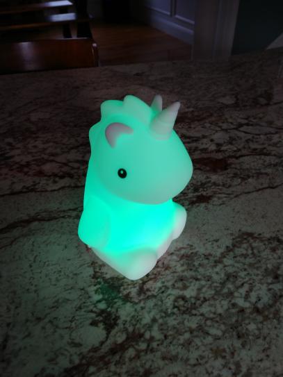 Details about   Rylie Unicorn White Multi-Color Changing Integrated LED TikTok Night Light 