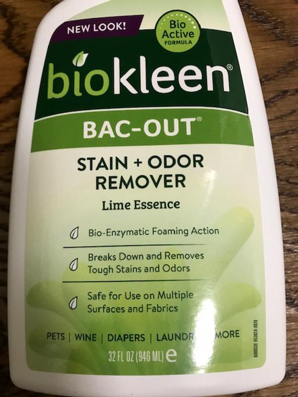 bac out cold or hot water biokleen 32 oz. Bac-Out Enzymatic Carpet Stain and Odor Remover Foaming  Spray B00033E