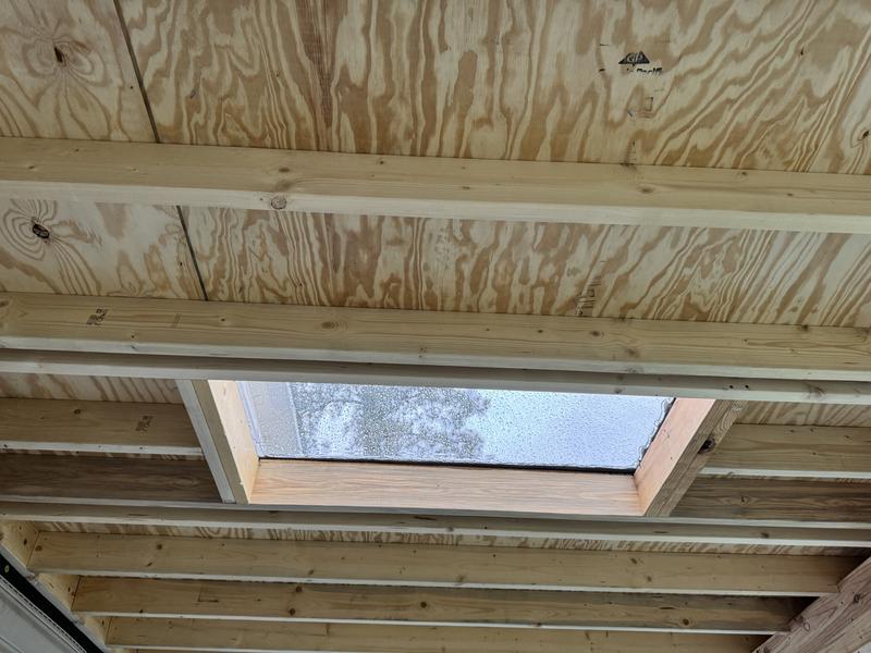SUN-TEK 22-1/2 in. x 46-1/2 in. Fixed Self Flashing Polycarbonate