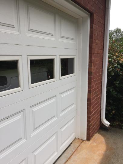 Veranda 2149 7/16 in. x 2 in. x 7 ft. PVC Composite White Garage Door Stop Moulding
