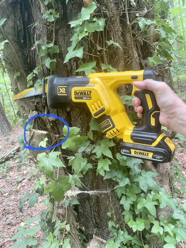 Cahema - Presentamos la Sierra Sable 20V XR Baretool Dewalt DCS367B Hasta  2,5 veces más tiempo de ejecución La longitud compacta de 14.5 encaja  entre los postes y en otros lugares estrechos