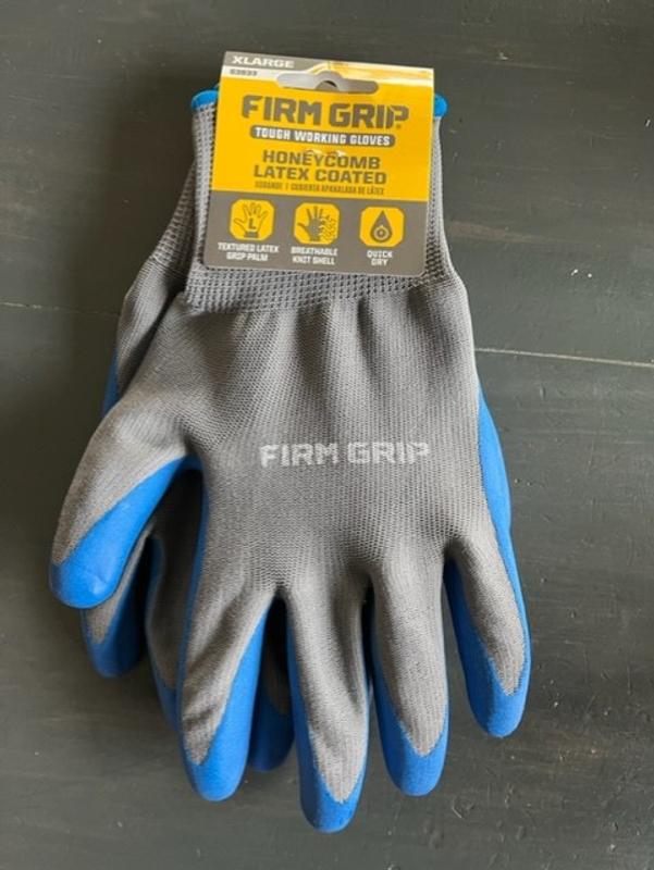 FIRM GRIP Extra Large Honeycomb Latex Glove 56348-045 - The Home Depot