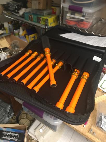 Klein Tools Nut Driver Set, 1000V Insulated, 9-piece 33524 - The Home Depot