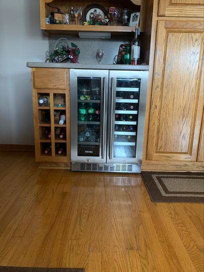 TITAN Transcend 24 in. 64 Can and 20-Bottle Seamless Stainless