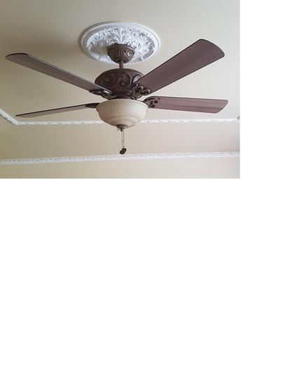 Hampton Bay Palisades 52 In Indoor Tuscan Bisque Ceiling Fan With