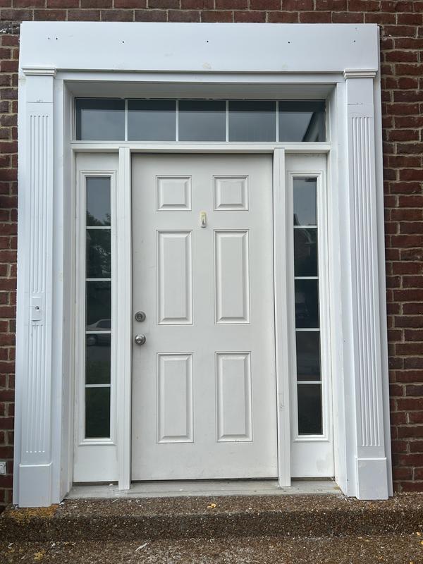 Veranda 7181 1-1/4 in. x 4-1/2 in. x 7 ft. PVC Composite Door Jamb Molding White (3-Piece Kit)