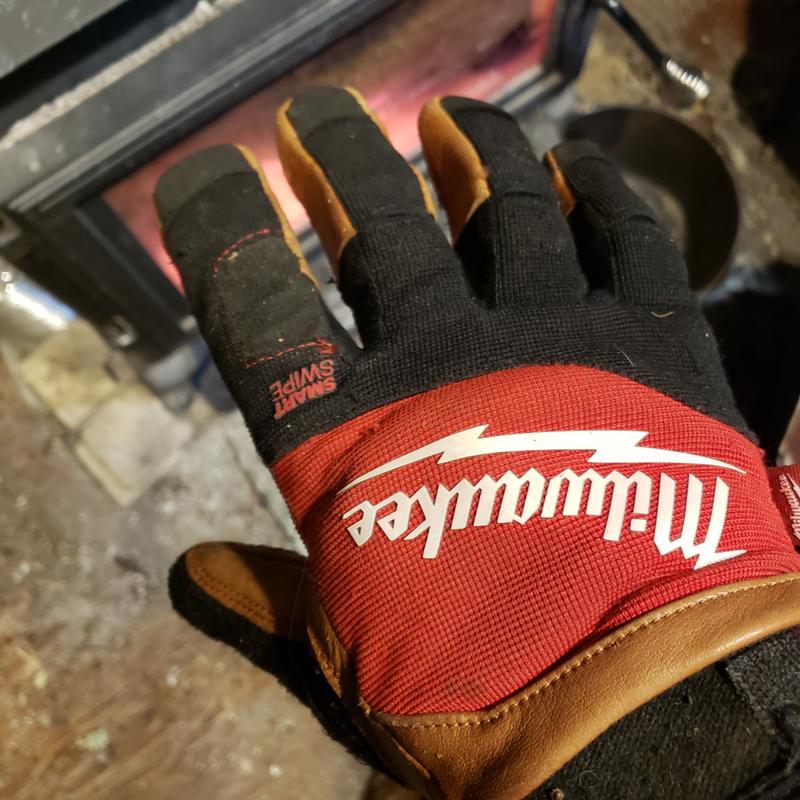 Milwaukee X-Large Goatskin Leather Performance Work Gloves 48-73