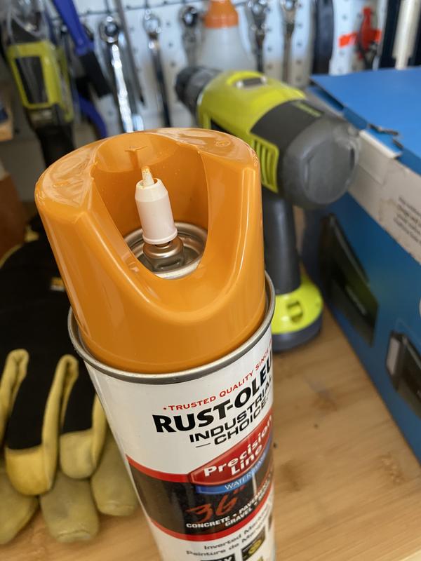 Rust-Oleum Industrial Choice 17 oz. M1800 Fluorescent Red-Orange