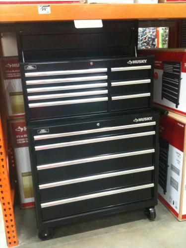 Husky 41 in. 13-Drawer Tool Chest and Rolling Tool Cabinet ...