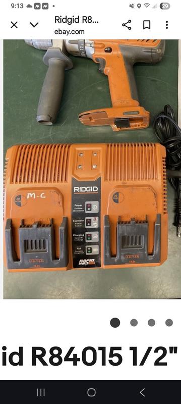 RIDGID 18V Cordless 4-Tool Combo Kit with (1) 4.0 Ah Battery, (1