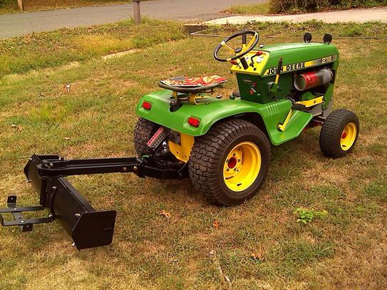 Pull behind box scraper for lawn tractor sale