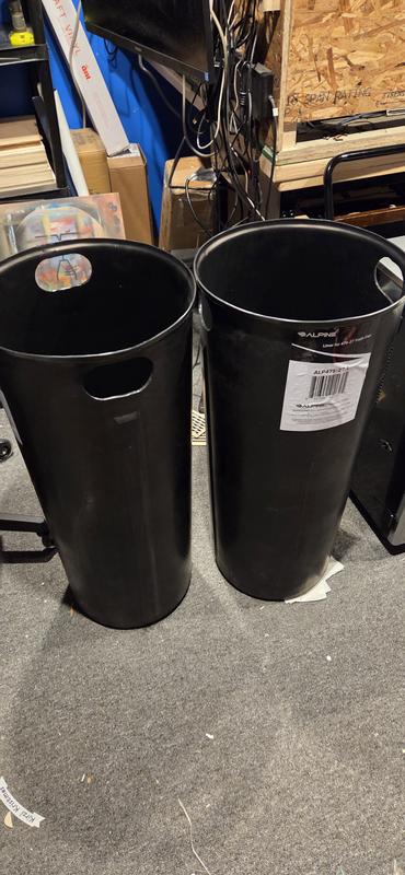 Alpine Industries 54 Gal. Black Stainless Steel Compost and Indoor